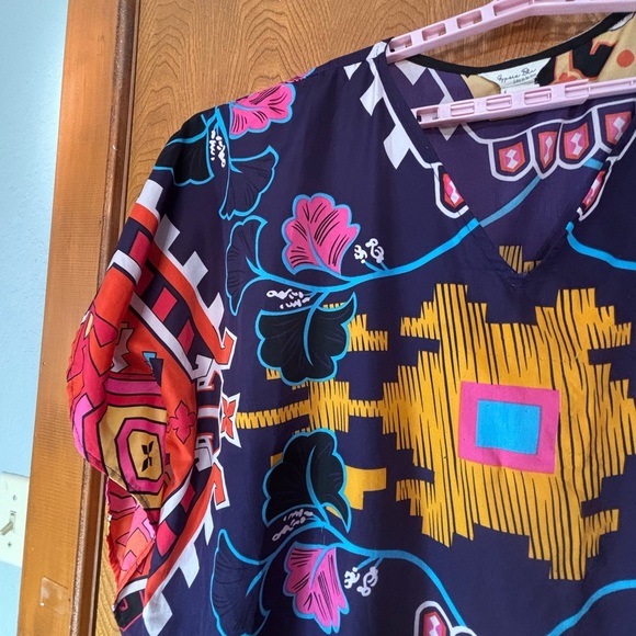 Grace Vibrant Patterned Tunic Dress - Picture 3 of 10